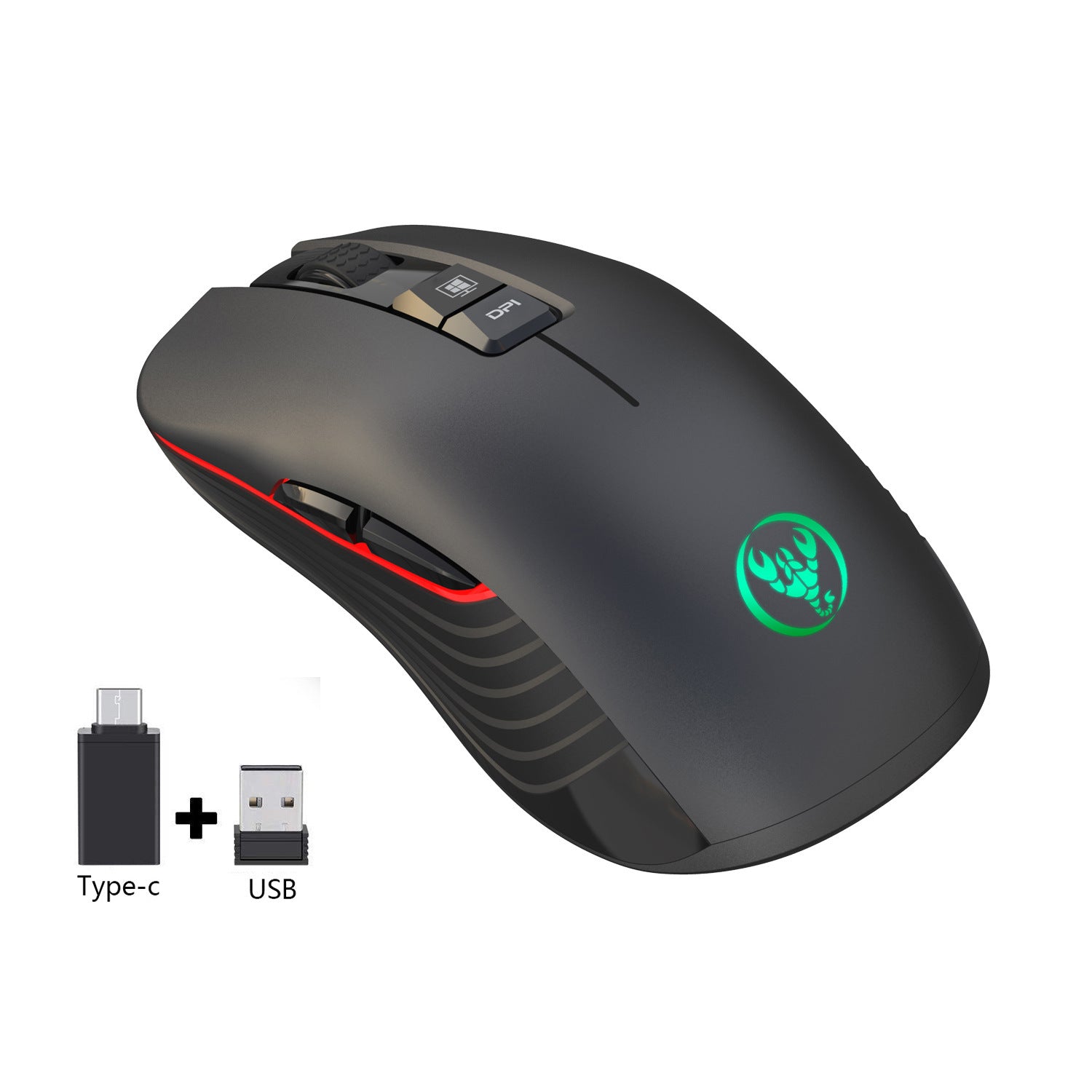 Adjustable Colorful Luminous Game Mouse 7D Mouse